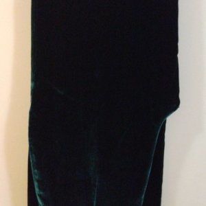 Zara Emerald Green Velvet Pants Trousers Women Medium